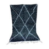 Tapis laine noir 160x250cm
