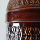 Large floor vase Jasba West Germany 42 cm – Fat Lava brown 1960s