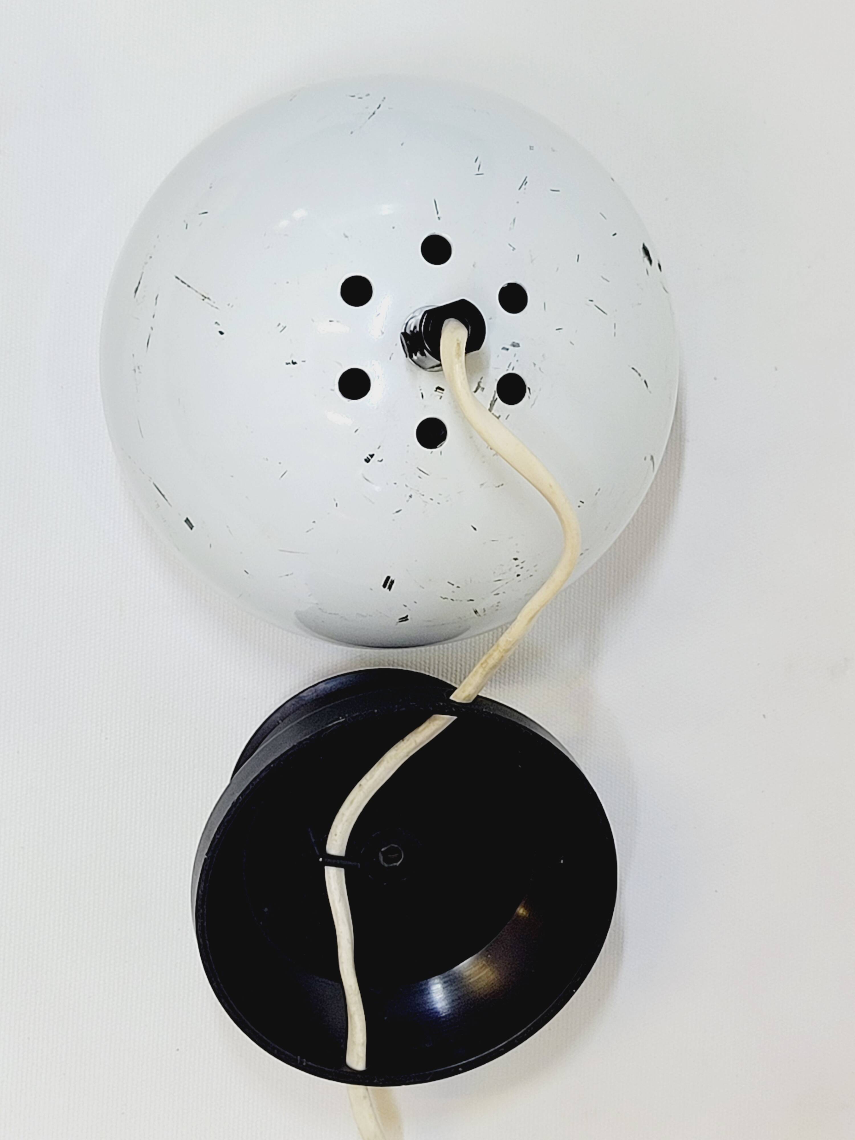 Magnetic Ball Lamp Horn Belysning White Eyeball Vintage Scandinavian Dane