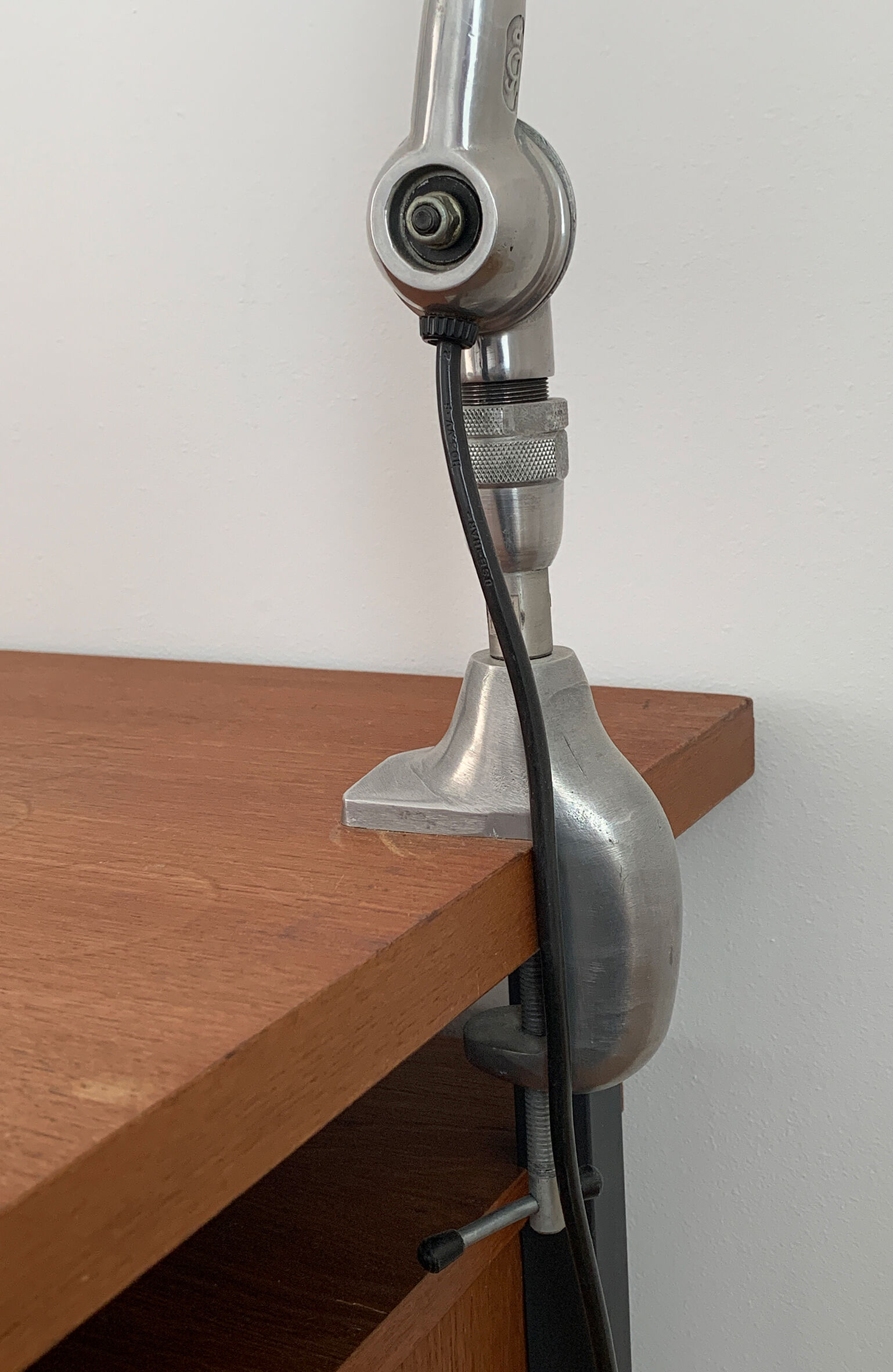 Old articulated workshop lamp SoLr Ferdinand Solere