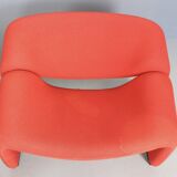 Pierre Paulin Set of 2 F598 Groovy Armchairs for Artifort New Upholstery, 1972