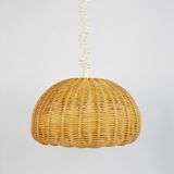 Wicker lamp, 1970s