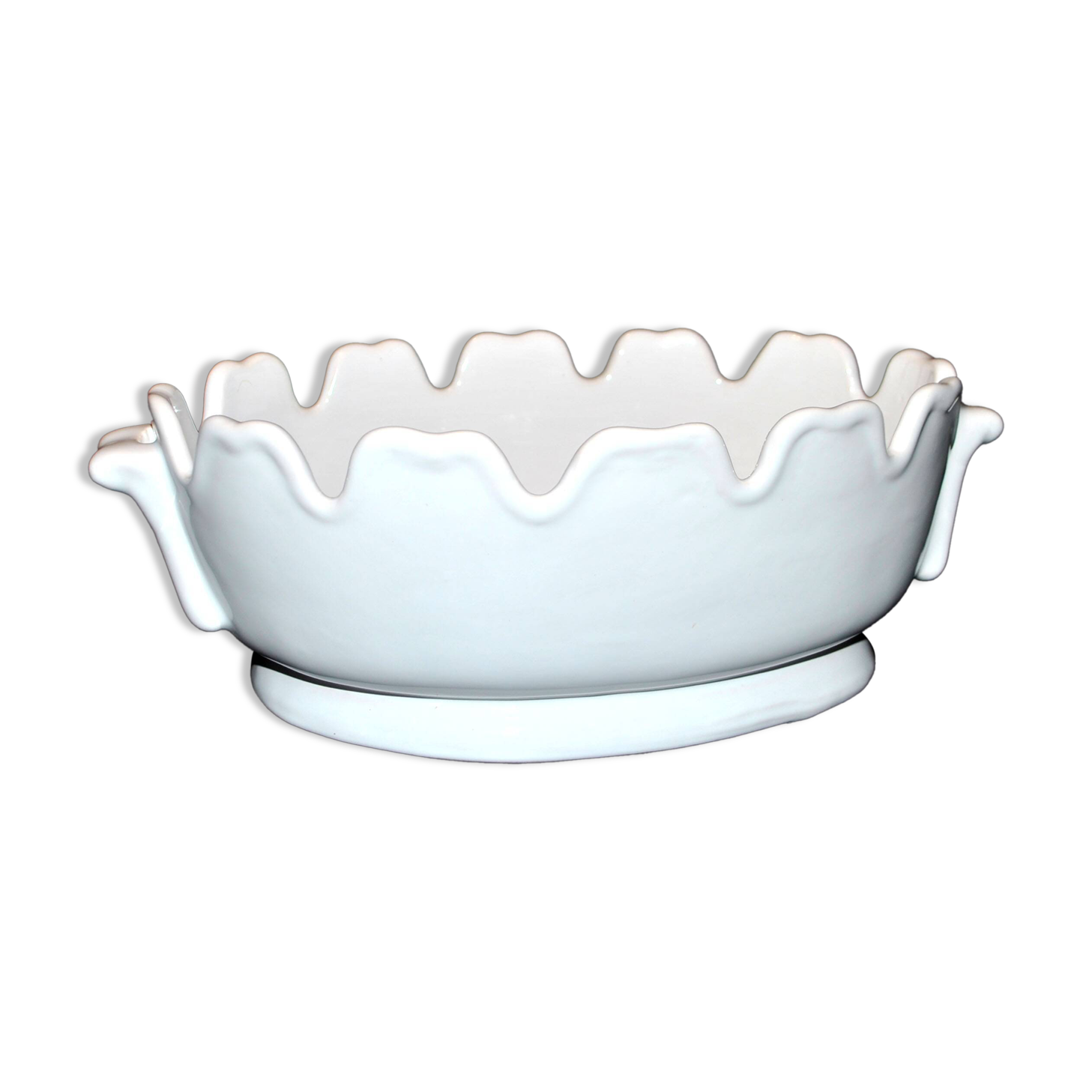 Malicorne ceramic "verrière" glass cooler planter