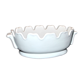 Malicorne ceramic "verrière" glass cooler planter