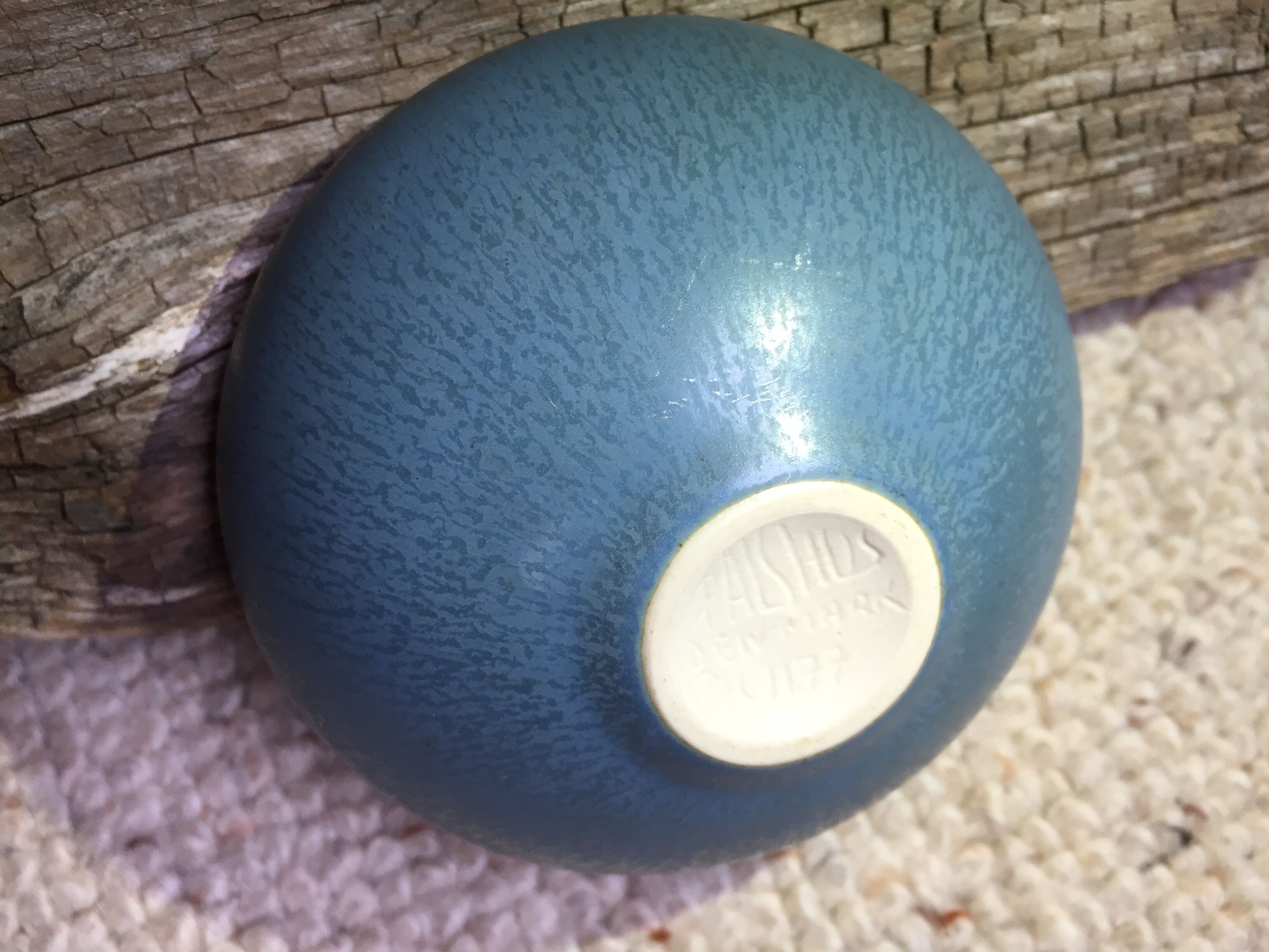 Palshus HaresFur Bol Linnemann-Schmidt for Palshus, Denmark, vintage ceramic pottery vase 1950