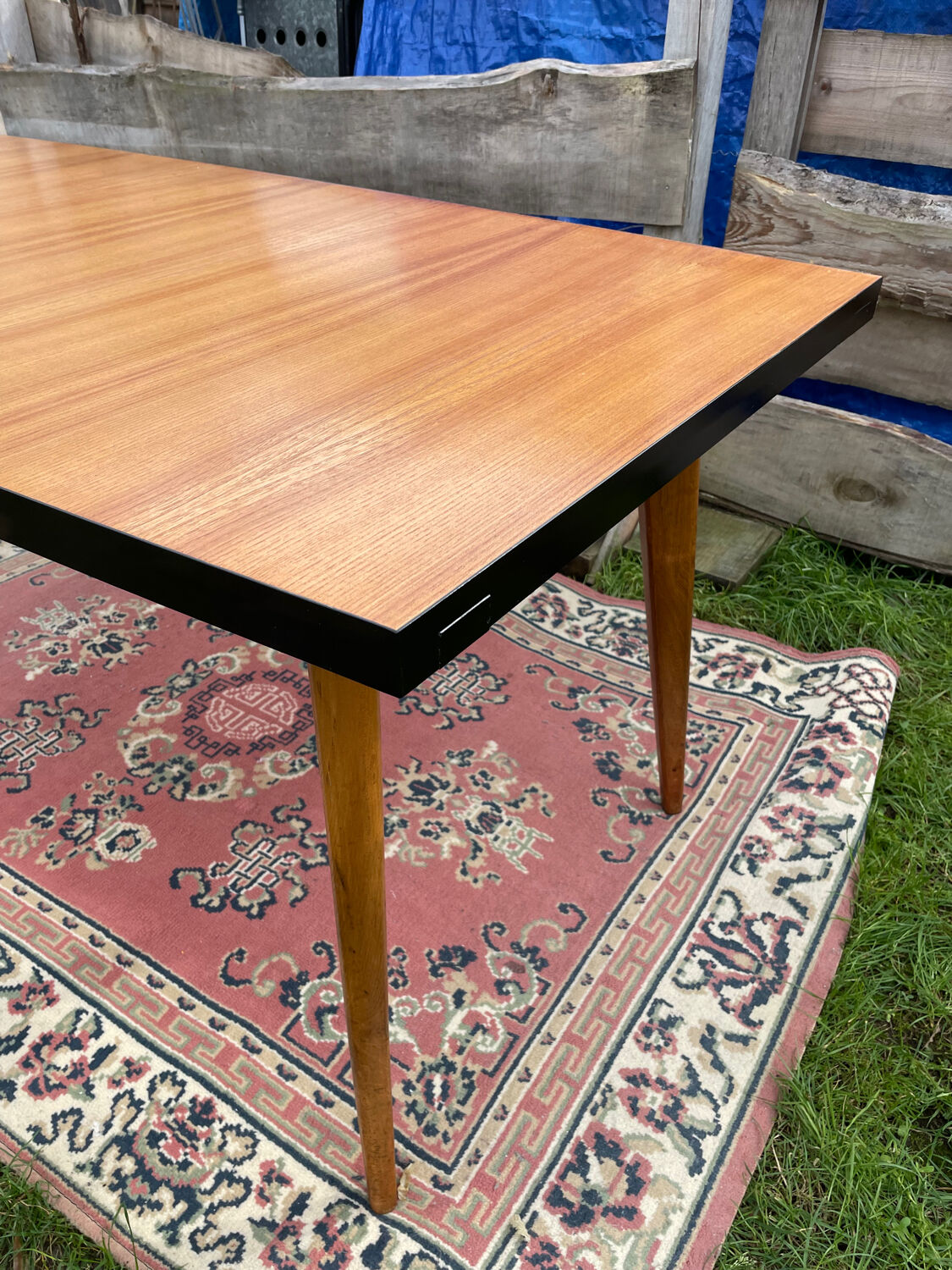 Vintage dining table designed by Charles Ramos from the 50s