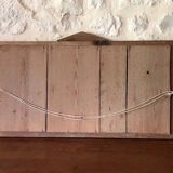 Large Art Deco wooden mirror