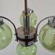Art deco chrome chandelier,1930's.