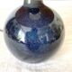 Vintage ceramic and painted silk lamp