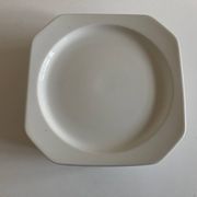 Set de 6 assiettes plates scandinaves octogonales 1970