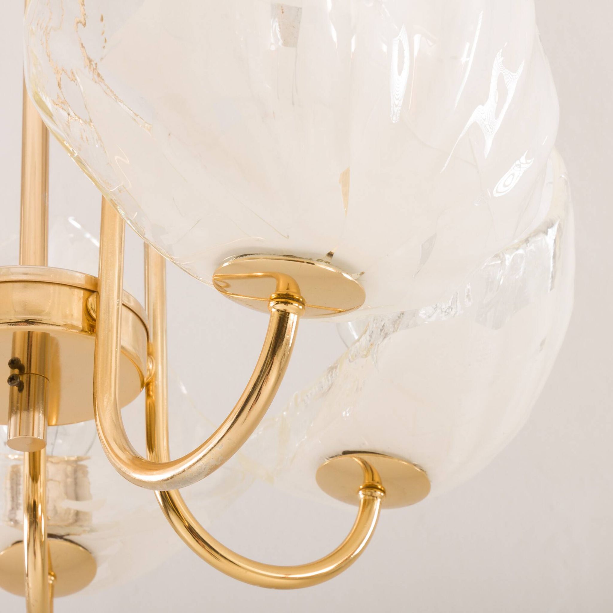 Murano glass chandelier by La Murina, Italy 1970s