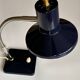 Lampe articulée de bureau en métal bleu, 1970