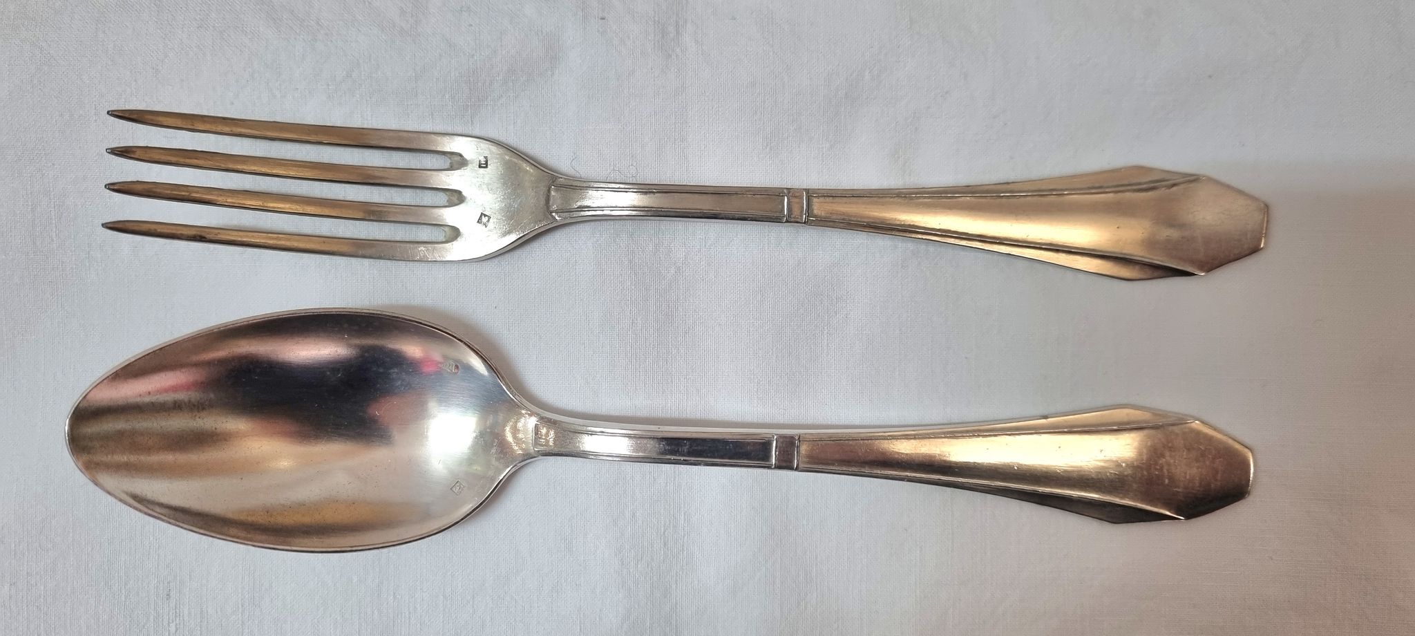 Couverts en argent XVIII ème  tête de bélier
