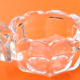1960s empty faceted pocket with handles cut crystal