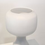Lampe de table Philips en verre opalin blanc