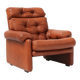 Brown Leather Armchair Coronado by Tobia Scarpa for B&b Italia, Italy, 1960