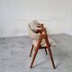 4 teak Compass chairs by Kai Kristiansen for SVA Møbler, 1960s