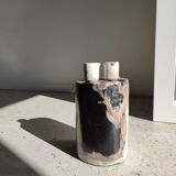 Side table in petrified wood