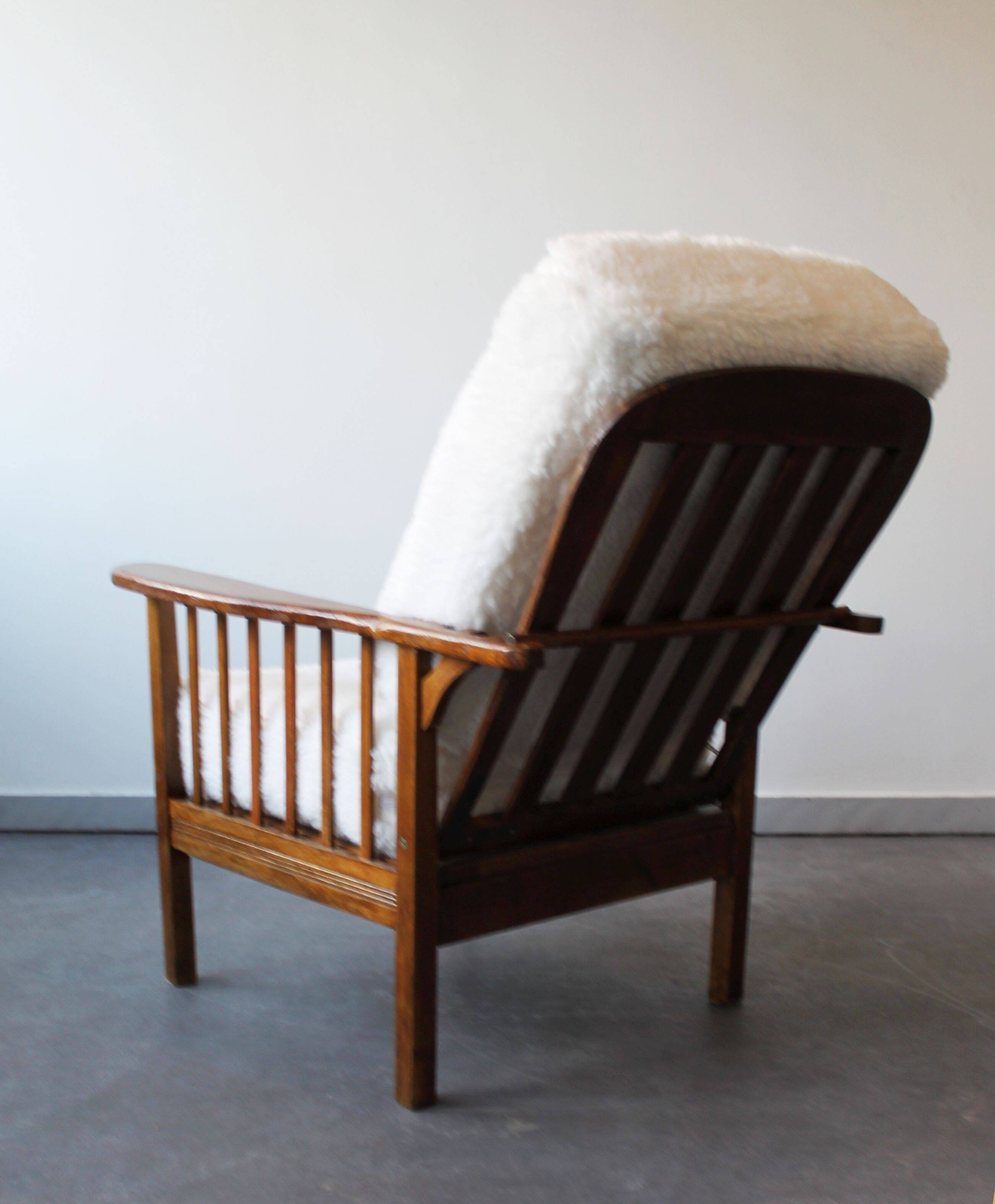 Reclining armchair "Morris", Art & Craft style, United Kingdom, 40s.