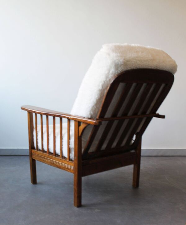 Fauteuil inclinable “Morris”, style Art&Craft, Royaume-Uni, 40’s.