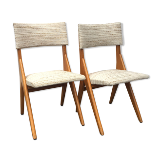 2 chairs compass compass 60s