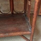 Rattan shelf