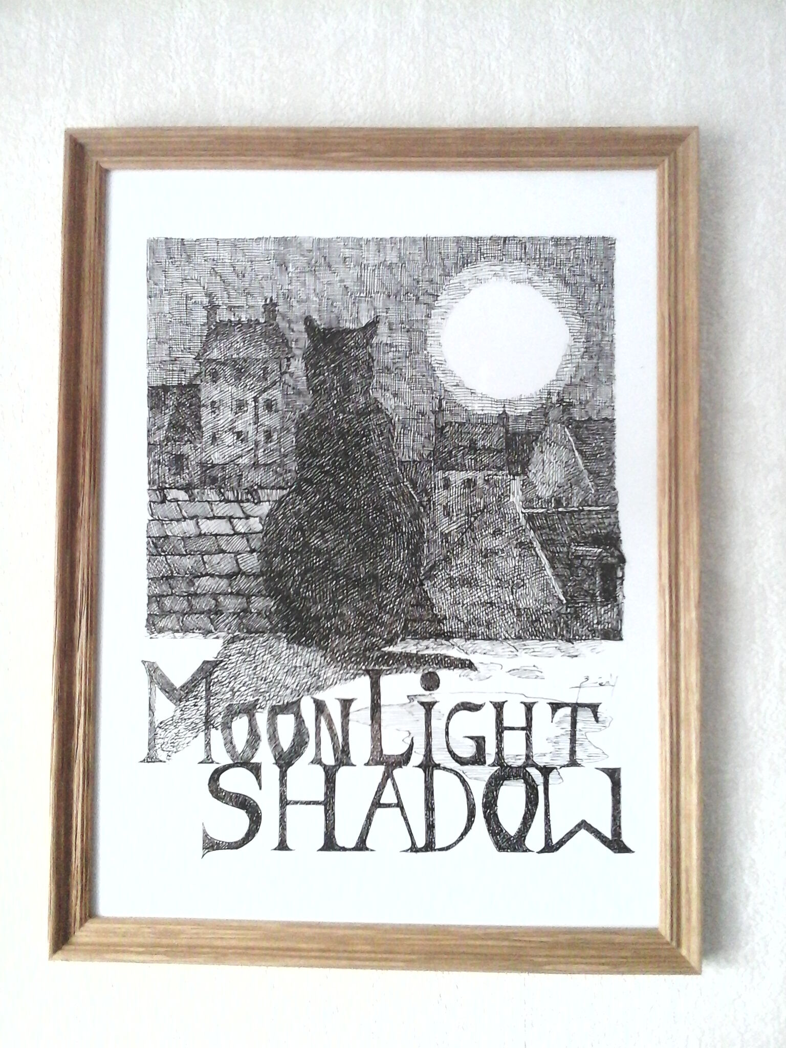 "Moonlight shadow" ink from China