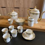 Coffee service signed Limoges CF & P – 1920s/30s