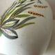 Ceramic vase with hand-painted wildflowers by Lars Thorén for Rörstrand, 1960s