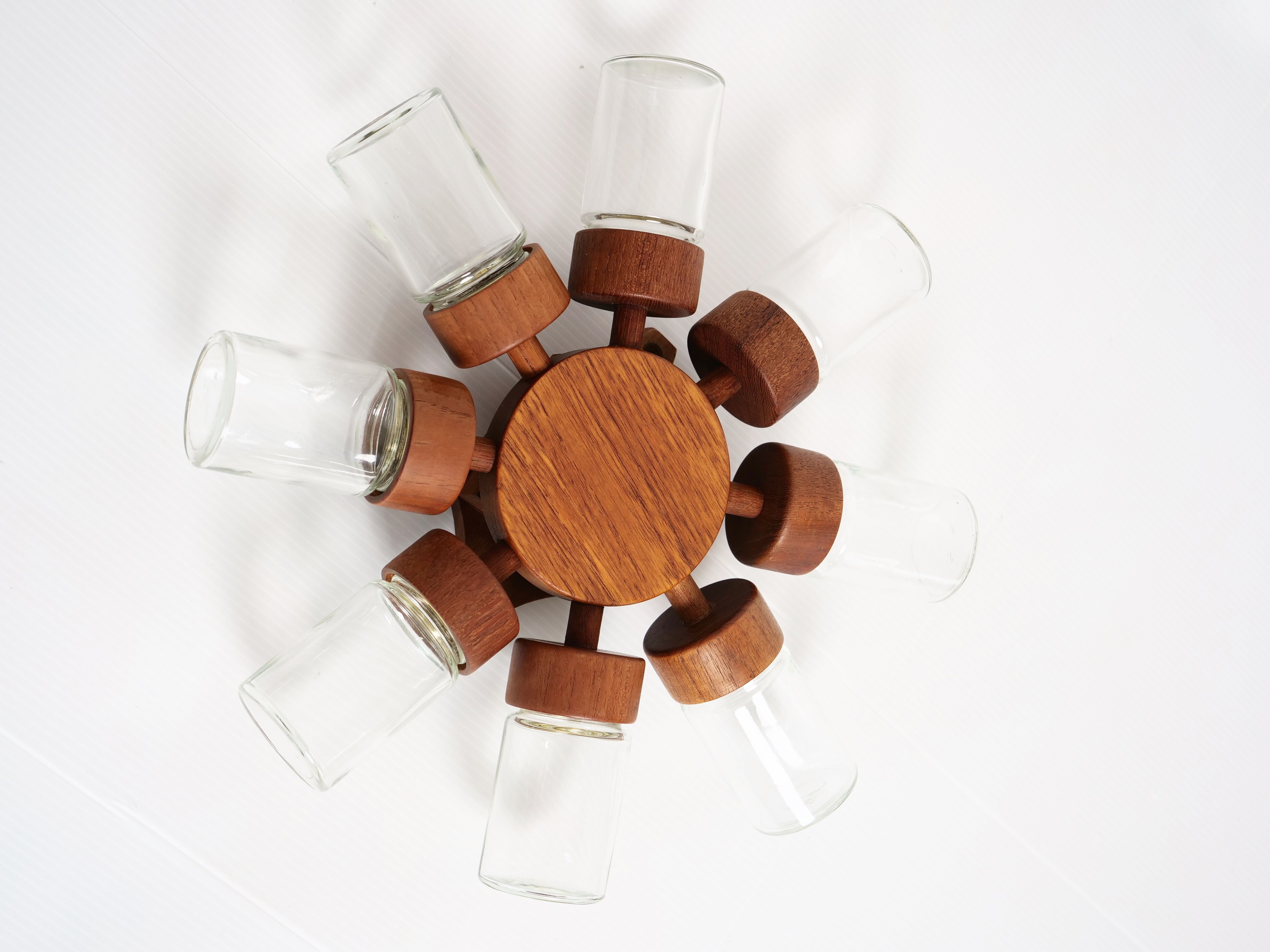 Scandinavian teak spice wheel Digsmed