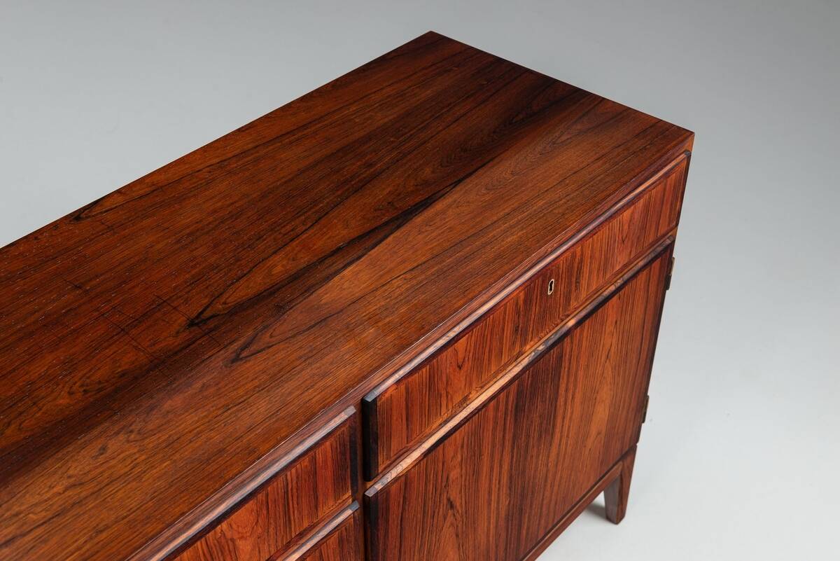Gunni Omann model 5 sideboard in rosewood Omann Jun Denmark 1960