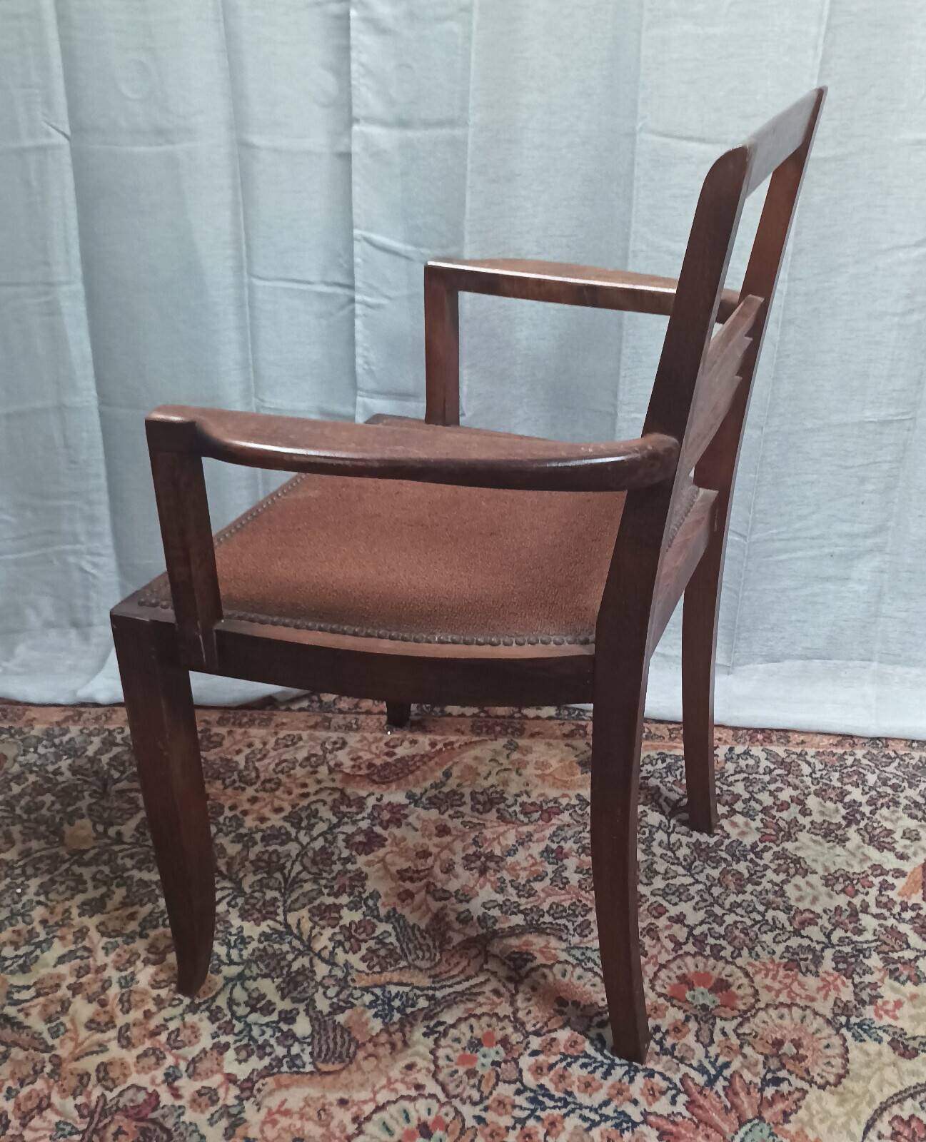 Fauteuil René Gabriel (dans le goût) en hêtre 1950