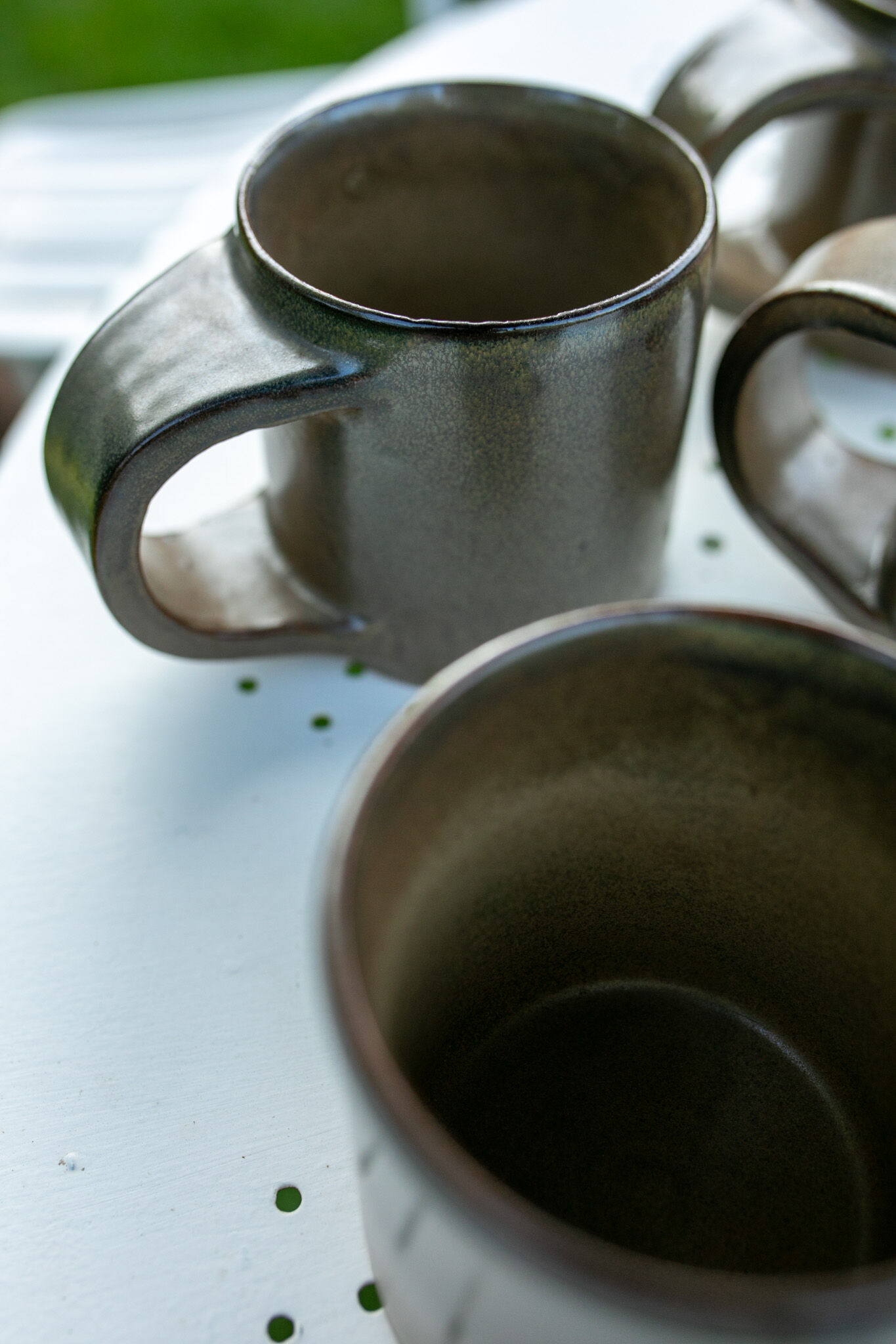 Set of 5 Arts Céram stoneware cups