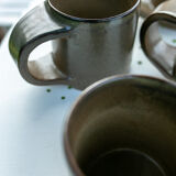 Lot de 5 tasses  Arts Céram en grès