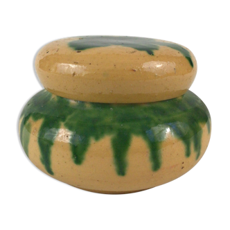 Pot / Box in sandstone of the Morvan ceramic