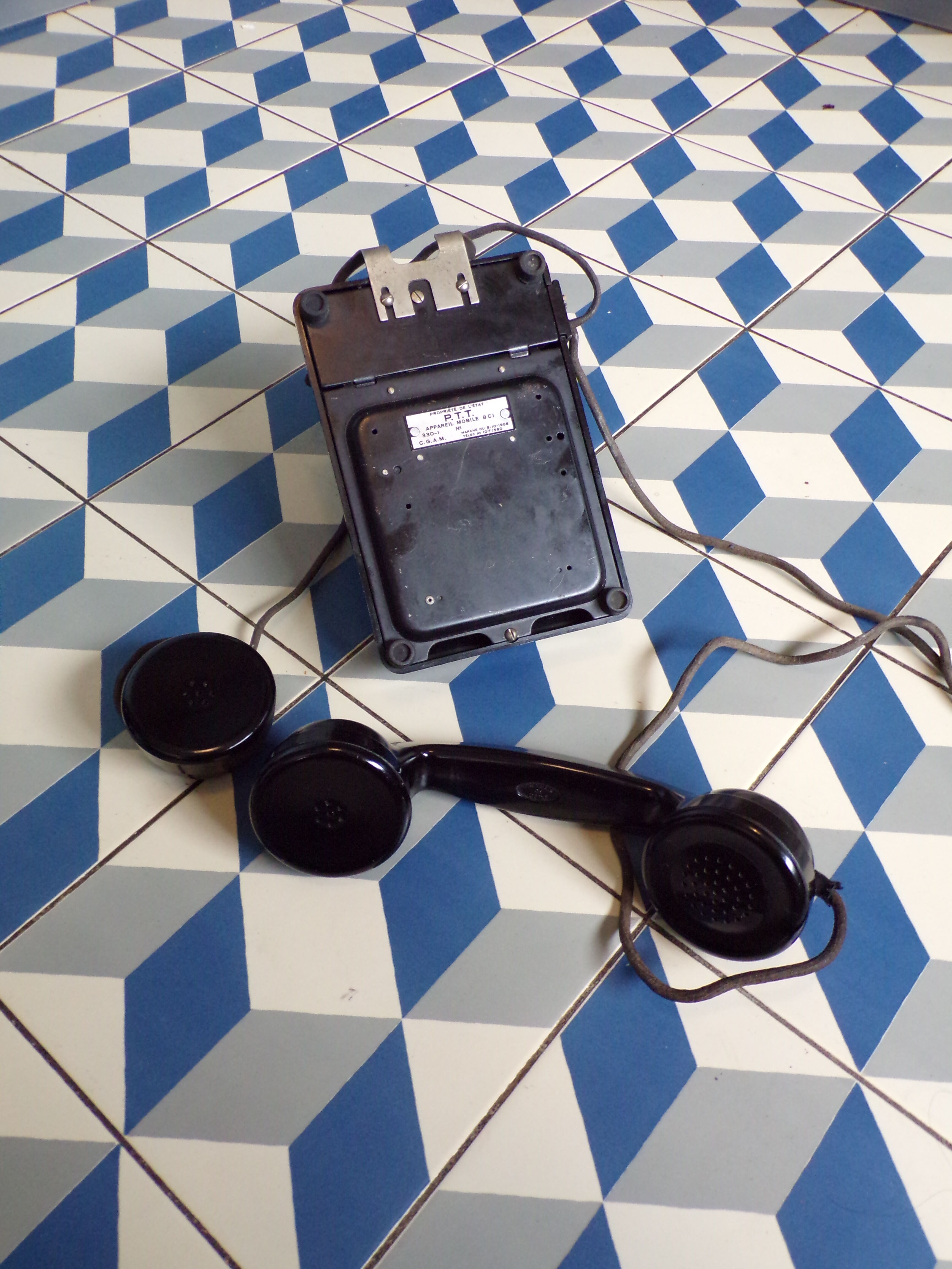 Vintage Bakelite Dial Phone