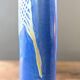 Vase Marty Lezoux en grès vernissé bleu et gris
