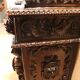 Important Renaissance-style walnut buffet from the 19th century.