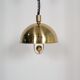 Florian Schulz Brass Pendant with Lights, Germany, 1970