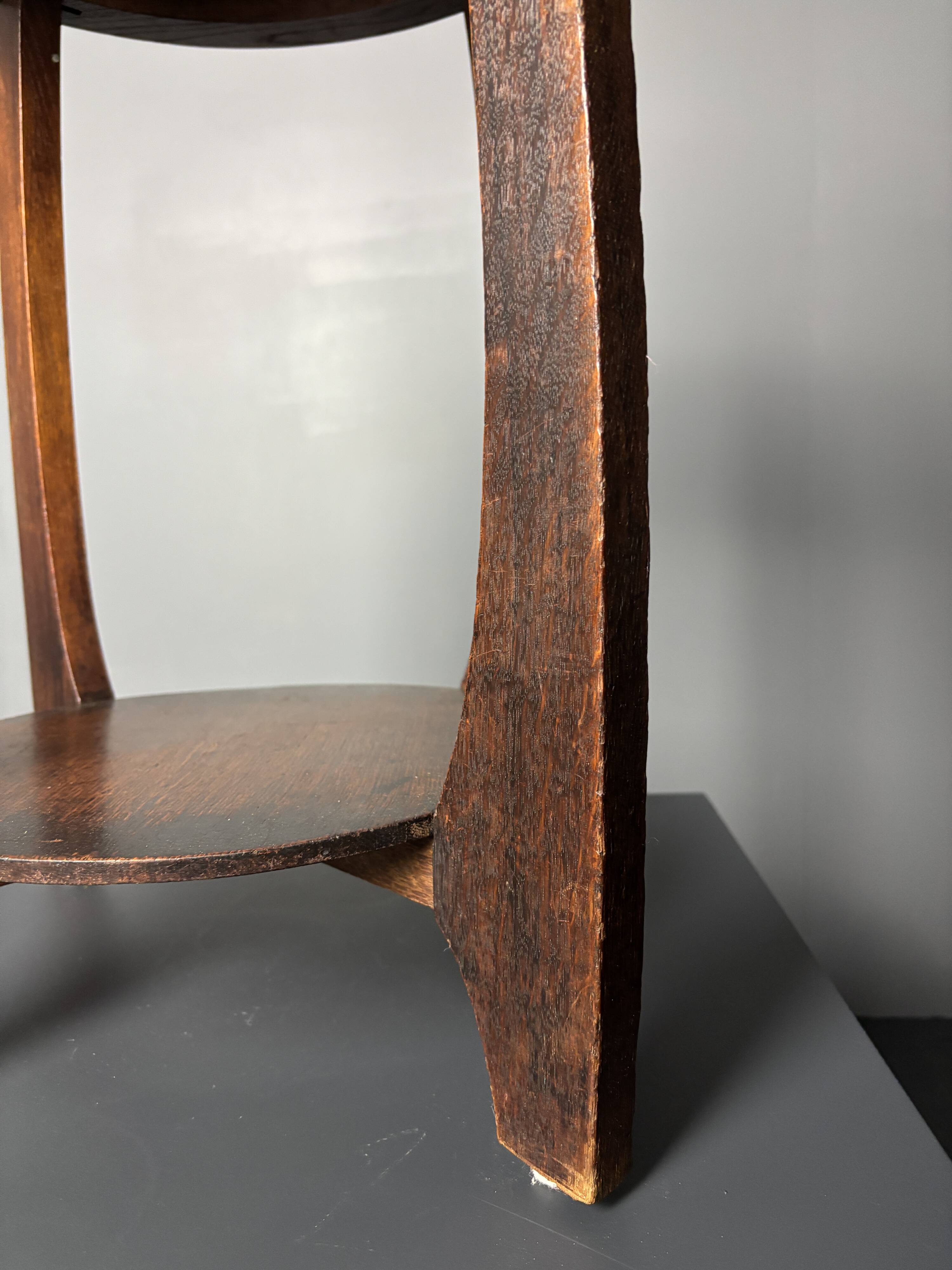 Dutch art deco Amsterdam school side table, 1930s