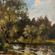 Landscape signed Roussel 20th century