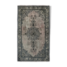 Handmade turkish grey carpet 1970s, 158 cm x 267 cm