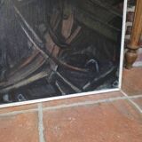 Oil painting on canvas from the 50s/70s