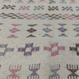 Berber carpet handmade in natural wool