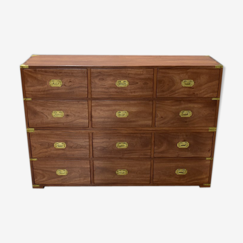 Marine spirit trade furniture, solid blond mahogany