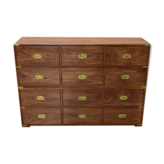 Marine spirit trade furniture, solid blond mahogany