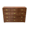 Marine spirit trade furniture, solid blond mahogany
