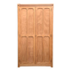 Parisian paneled cabinet in raw wood, 1940