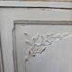 Old low sideboard in solid wood