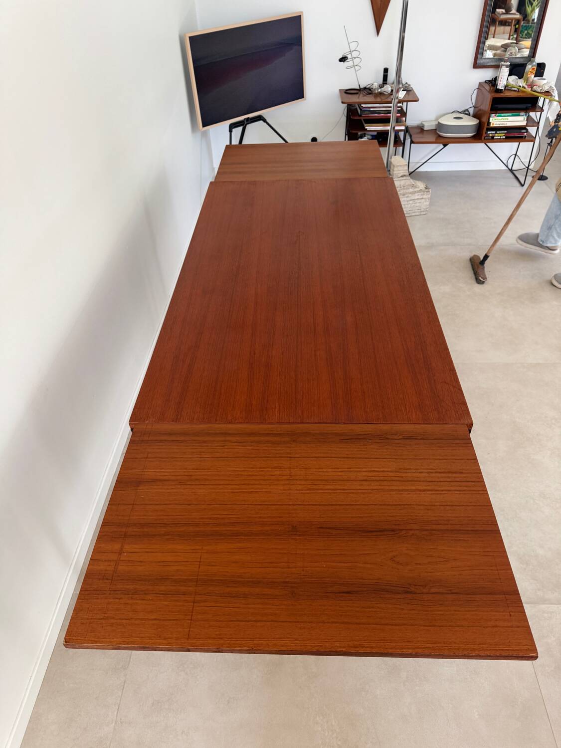 Table à manger vintage teck scandinave